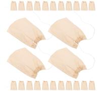 NUOBESTY 300 pièces Sachets Filtre à Thé Jetables avec Ficelle Filtres Papier Non Blanchis pour Thé Café Épices et Infusions Polyvalentes
