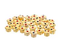 NUOBESTY 30pièces Cache-trou pour Robinet Évier Rouge Bleu Indicateurs Température Eau pour Poignée Robinet Rechange Pratique et Esthétique