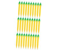 NUOBESTY 30pièces Crayons Mécaniques Portables Forme De Carotte Et Maïs Crayons à Tête Pression Pour Garçon Fille Fournitures Scolaires Colorées