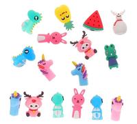 NUOBESTY 30pièces Embouts Crayon Silicone Mignons Et Colorés Protections Pour Crayons Capuchons Souples Prolongateurs Écriture Accessoires Scolaires