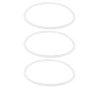 NUOBESTY 3pcs Anneaux de Silicone Étanches pour Couvercle de Boîte à Lunch, Diamètre 12cm, Résistants à Haute Température, Faciles à Nettoyer pour Repas Quotidiens ou Pique-niques