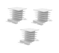 NUOBESTY 3pièces Bloc De Refroidissement pour Dissipateur Thermique Ailette De Refroidissement Compacte pour Relais Statique SSR Accessoire pour Projets De Bricolage