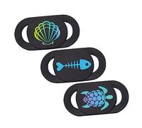 NUOBESTY 3Pièces Cache Webcam Glissière Protecteur de Confidentialité pour Ordinateur Portable Smartphone Accessoire Ultra Fin Auto Adhésif