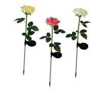 NUOBESTY 3pièces Éclairage Led Créatif Pour Jardin Éclairage De Solaire De Jardin Extérieur Encastré Pour Cour Et Allées