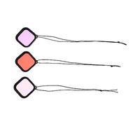 NUOBESTY 3pièces Filtre De Plongée Rose Boîtier De Protection Étanche Filtre pour Objectif sous-Marin Correction Couleurs Eau Douce Bleue