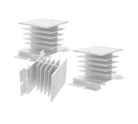 NUOBESTY 3pièces Relais Statique SSR Dissipateur Thermique Remplacement Lot de Bloc Ailettes Refroidissement pour Pont Redresseur Industriel Compact