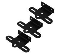 NUOBESTY 3pièces Support de Réflecteur Vélo Alliage Aluminium Étanche et Facile à Installer Lot de Supports de Fixation pour Porte-Bagages Arrière Compatible VTT et Trottinettes