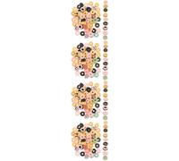 NUOBESTY 4 Ensembles Kit De Fabrication De Bracelets À Breloques En Forme De Donuts Imitation Faux Bonbons Breloques Indésirables Pour Garçons Mousse Autobronzante Perles De 60 pièces * 4