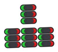 NUOBESTY 4 Ensembles Plaque De Toilette Autocollante Système De Signalisation Vacant Ocupé Pour Salle De Bain Indicateur Pratique Pmma Installation Facile Et Rapide Pour 3 Pièces * 4