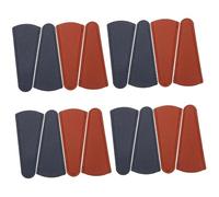 NUOBESTY 4 Ensembles Protecteur De Couverture De Ciseaux Protecteur De Ciseaux Crayon À Sourcils Front Peigne De Scrapbooking Coupe-ongles Rasoir Tondeuses Trousse Cuir 4 Pièces * 4