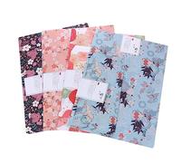 NUOBESTY 4 Ensembles Set de Papeterie Vintage avec Papier à Lettre et Enveloppes Illustrées Style Ancien Chinois Assortiments Colorés pour Étudiants et Bureau Papier Lisse pour et