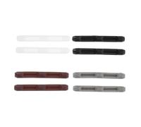NUOBESTY 4 Paires Embouts Silicone Antidérapants pour Branches Lunettes Protections Confortables Légères Compatibles Lunettes Installation Rapide