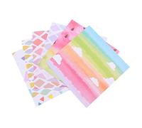 NUOBESTY 4 Paquets Papier Origami Carré Motif Aquarelle Double Face Ensemble Créatif pour Diy Artisanat et Décoration Garçon Fille