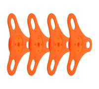 NUOBESTY 4 Pièces Accessoire Forme de Fleur pour Machine à Sceller Manuel Film Plastique à Trois Plaque de Fixation pour Film et Pratique