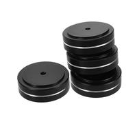 NUOBESTY 4 pièces Anti-Vibration pour Équipements Audio Amortisseurs Antidérapants Compacts pour Amplificateur Lecteur CD et Ordinateur Installation Facile