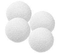 NUOBESTY 4 pièces Balles de Filtration Piscine Réutilisables Éponges Flottantes Absorbantes pour Filtration Aquarium et Piscine Haute Efficacité Faciles à Nettoyer