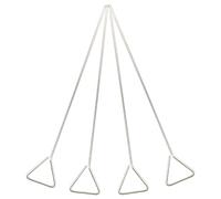 NUOBESTY 4 Pièces Barre D'écartement en Acier Inoxydable pour Laboratoire Surface Lisse, Accessoire Pratique pour Diffusion Cellulaire en Laboratoire