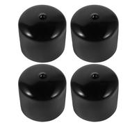 NUOBESTY 4 Pièces Capuchon Anti Poussière en Caoutchouc pour Roulement de | Noir, Protection la Poussière et L'usure, Installation Facile, pour Moyeu de Roue de Remorque