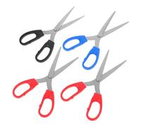 NUOBESTY 4 Pièces Ciseaux de Coupe pour Garçon Fille avec Bouts Arrondis Lames Précises et Poignée Confortable Ciseaux Polyvalents pour École Bricolage et Bureau