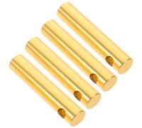 NUOBESTY 4 Pièces Connecteur Métallique pour Meubles, Rail Doré, Alliage | Compatibilité, Connexion Sécurisée, Installation Facile, Nettoyage Simple, pour Galerie D'étagère et Tablette