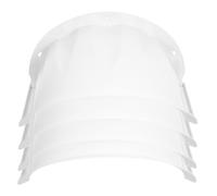 NUOBESTY 4 Pièces Couvercle De Protection Caméra Bouclier De Caméra Extérieur Bouclier De Protection Universel Camera PVC Blanche