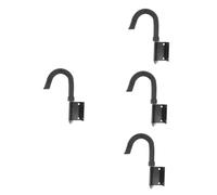 NUOBESTY 4 pièces Crochet Échelle Robuste pour Toit et Escaliers Extérieurs Accessoire Pratique Antichute Installation Facile Capacité pour Échelle Extérieur et Grenier