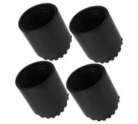 NUOBESTY 4 pièces Embouts Caoutchouc Antidérapants pour Échelle Télescopique Protection Sol et Escalier Patins de Rechange pour Échelle