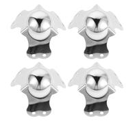 NUOBESTY 4 Pièces Heavy Duty Metal Corner Guards For Trucks Weather-resistant Flatbed Tarp Edge Protectors With Uv Protection And Wind-resistant Circular Design For Cargo Shipping