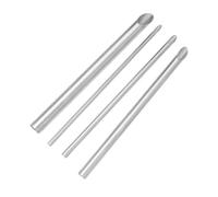 NUOBESTY 4 Pièces Kit de Découpeurs Circulaires Acier Inoxydable pour Perçage Dargile Outil de Sculpture et Façonnage de Coupe Trou Manuel pour Création