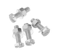 NUOBESTY 4 Pièces Kit de Vis pour Montage Platine Vinyle Fixation Headshell DIY Facile et des Vibrations de Rechange Durables pour Tourne Disque