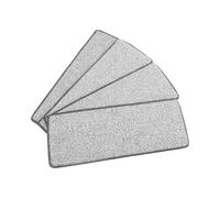 NUOBESTY 4 Pièces Lingettes de Rechange pour Balai Microfibre 12x33 Cm, Tissu en Fibre Absorbante, Grosse Couverture, pour Sols en Marbre et Nettoyage de Grands Espaces