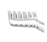 NUOBESTY 4 pièces Pince à Pâtes Inox Acier Inoxydable Pince Spaghetti Ergonomique Forme de Peigne pour Salade Barbecue et Cuisine Quotidienne
