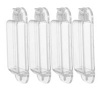 NUOBESTY 4 Pièces Protection Interrupteur Garçon Fille Transparent Couvre Plaques Murales Robustes Anti-casse pour Sécurité Domestique