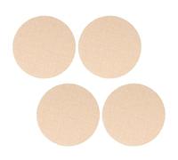 NUOBESTY 4 Pièces Rond Diffuseur 3, en Beige Pouces Tissu de Lumière 93 | Protection Anti-éblouissement, pour Réveils Nocturnes et Siestes, Installation Facile, Maintien Stable