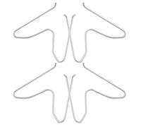 NUOBESTY 4 Pièces Support de Réservoir de Gaz en Acier Inoxydable Portable | Base Élargie Anti-basculement, Stabilité sur Terrain Irrégulier, pour Randonneurs et Sorties Outdoor
