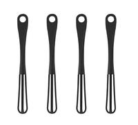 NUOBESTY 4 pièces Œufs Manuel PP Ergonomique Mixeur Polyvalent pour Cuisine Batteur à Main Compact Suspension pour Fouetter Lait et Œufs Réutilisable