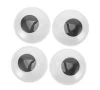 NUOBESTY 4 Pièces Yeux Mobiles Autocollants Géants pour Poupées Accessoires Jouets Animation Réaliste et Décoration DIY Créative