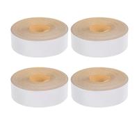 NUOBESTY 4 rouleaux Ruban Adhésif Abat-jour Chaque Liseret Tissu Auto-adhésif pour Bordure Abat-jour Bande DIY pour Accessoire Lampe Couleur Blanc Cassé