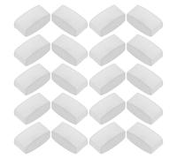 NUOBESTY 40 Pièces Capuchon de Réparation pour Stores, Bouchon de Rail | Blanc, Pose Rapide à Clipser, Protection la Poussière, pour Rail de Store Vénitien et Salon