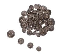 NUOBESTY 40 Pièces Lot de Boutons Métalliques Vintage Cuivre pour Blazer et Manteaux Accessoires de Couture pour Vêtements et Projets Diy