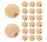 NUOBESTY 400 Pièces perles en perles de en vrac de grosses perles pour l'artisanat pour l'artisanat Beige
