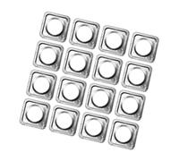 NUOBESTY 40pièces Couvercles De Brûleur De Cuisinière Aluminium Couvercles De Four à Gaz Pour Dessus Résistants Chaleur Huile Pour Cuisine Maison Carrés