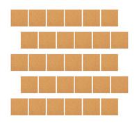 NUOBESTY 45 Pièces Tuiles Liège Autocollantes pour Diy Sous Verres et Décoration Murale pour Créatifs et Artisanat