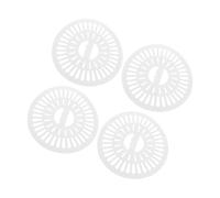 NUOBESTY 4pcs Machine De Lavage Capes De Spinner Remplacements Plaque De Presse À Deux Pour Lavage Et Séchage À Haute Efficacité Sécheur En Plastique Cap