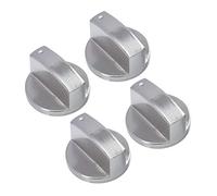 NUOBESTY 4pièces Boutons De Cuisinière Métal Boutons De Commande De Brûleur Remplacement De Bouton De Cuisinière De Cadran De Brûleur De Électrique