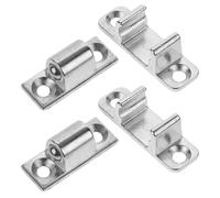 NUOBESTY 4pièces Loquets Métalliques Pour Panneau De Verre De Hotte Aspirante Kit De Durables Et Faciles à Installer Accessoires De Remplacement Pour Fixation Sécurisée De Panneaux