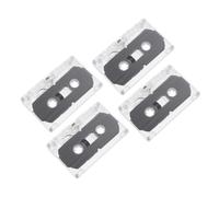 NUOBESTY 4pièces Lot de Cassettes Audio Vierges Bandes Enregistrables pour DIY Messages Vocaux Enseignement Et Mix Musicaux Compatibles Lecteurs Standard