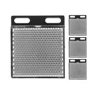 NUOBESTY 4pièces Panneau Réfléchissant De Remplacement Lot de Capteurs Réfléchissants pour Miroir Panneau Réflecteur Adapté Aux Outils Photoélectriques De Sécurité Routière