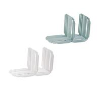 NUOBESTY 4pièces Séparateurs Pour Réfrigérateur Panneau De Séparation Pour Aliments Accessoires De Cuisine Plateau De Séparation Pour Tiroir Étagères De Rangement Pour Réfrigérateur