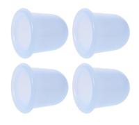 NUOBESTY 4pièces Set de Ventouses de Massage Silicone Ventouses Thérapeutiques par Succion pour Corps Kit de Massage Facile à Utiliser pour Débutants et Relaxation Musculaire